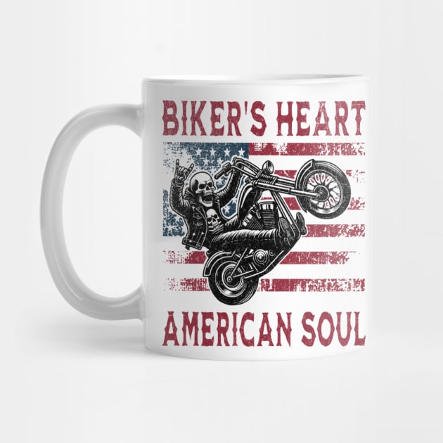 Biker's Heart American Soul by Odetee